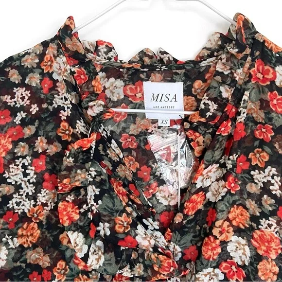 MISA Jacinda Floral Safari Top - Picture 6 of 10